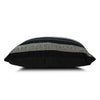 Hand-Woven Black & White Boho Moroccan Decorative Throw Pillow - 17x17